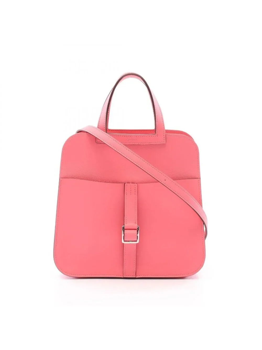 Hermes Handbag Halzan Mini Rose Azalea 2-Way